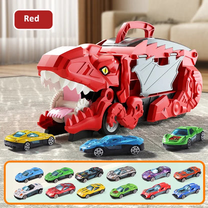 🚗 Transport Dinosaur Truck with Foldable Sliding